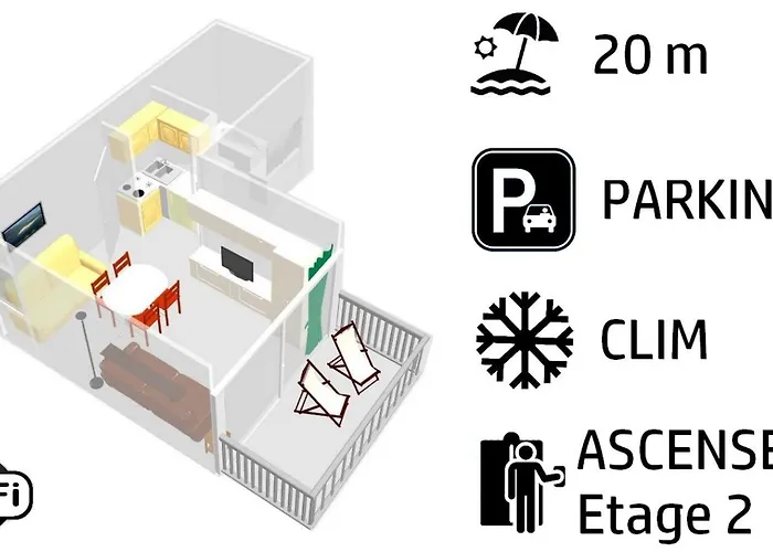 Apartman Bona, Vue Hippodrome Et Mer, Clim Hyères